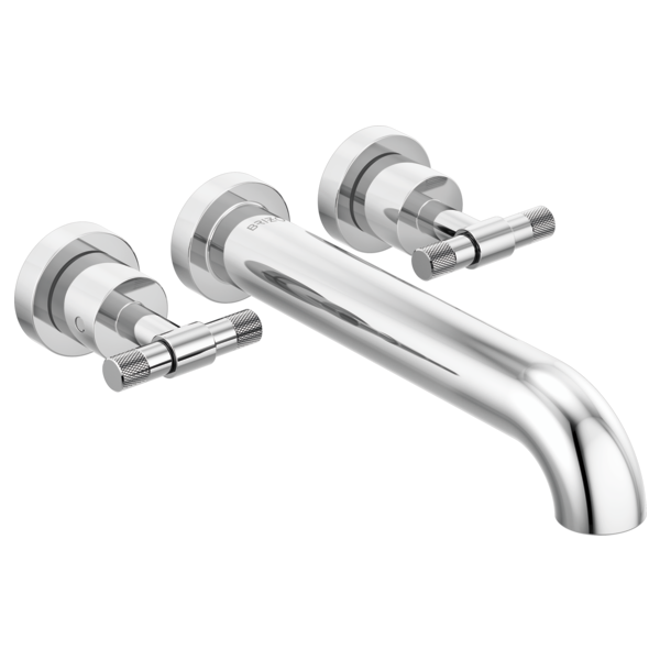 Brizo Litze: Two-Handle Wall Mount Tub Filler Handle Kit - T-Lever