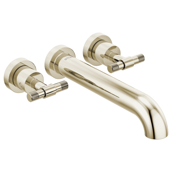 Brizo Litze: Two-Handle Wall Mount Tub Filler Handle Kit - T-Lever
