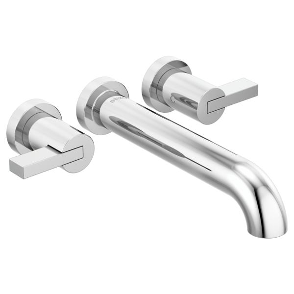 Brizo Litze: Two-Handle Wall Mount Tub Filler Handle Kit - Extended Lever