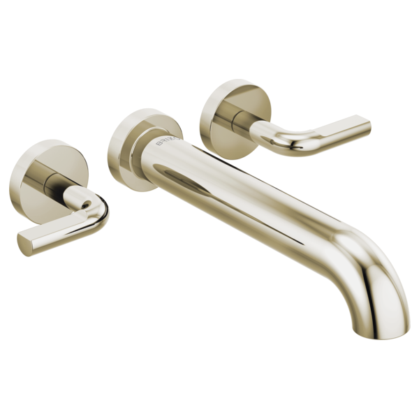 Brizo Litze: Two-Handle Wall Mount Tub Filler Notch Lever Handle Kit