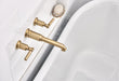 Brizo Invari HL70476 Two-Handle Wall Mount Tub Filler Lever Handle Kit