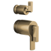Brizo Kintsu™: Thermostatic Valve with Diverter Trim Handle Kit - Lever