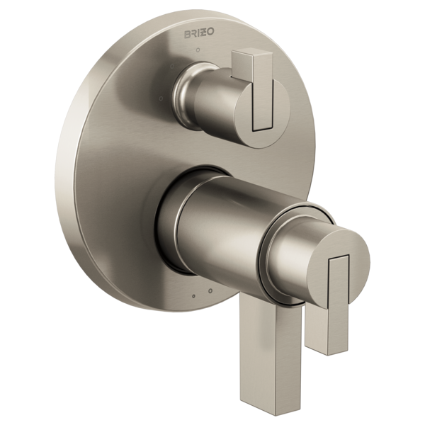 Brizo Brizo Litze: Tempassure Thermostatic Valve With Diverter Trim Handle Kit - Lever