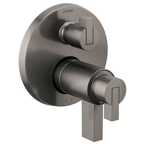 Brizo Litze: Tempassure Thermostatic Valve With Diverter Trim Handle Kit - Lever