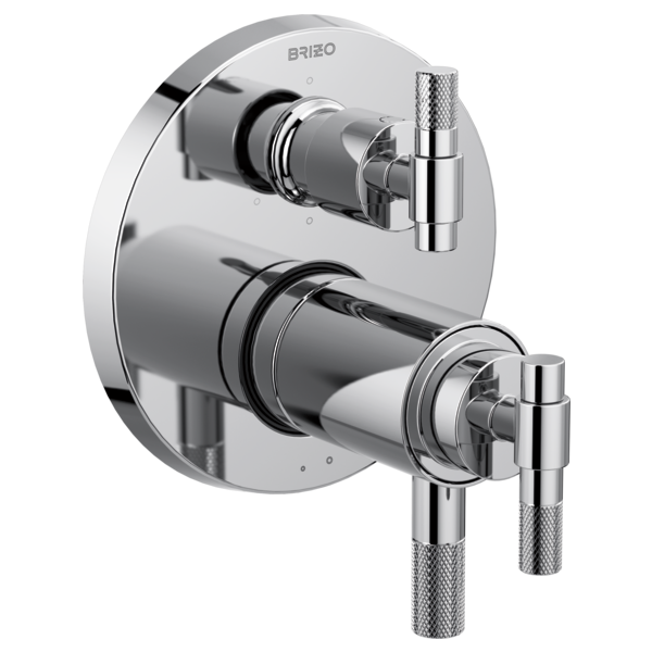 Brizo Brizo Litze: Tempassure Thermostatic Valve With Diverter Trim Handle Kit - T-Lever