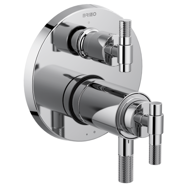 Brizo Brizo Litze: Tempassure Thermostatic Valve With Diverter Trim Handle Kit - T-Lever