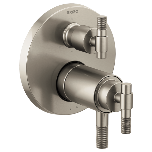 Brizo Brizo Litze: Tempassure Thermostatic Valve With Diverter Trim Handle Kit - T-Lever