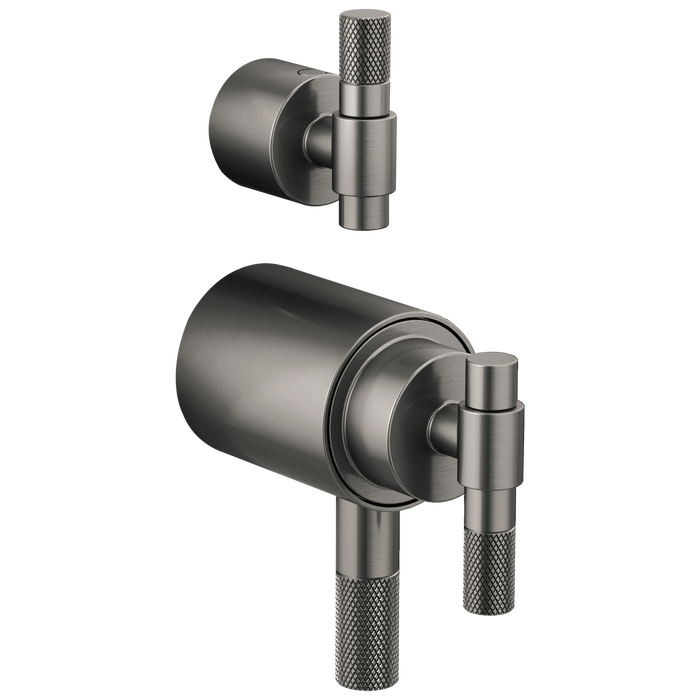 Brizo Brizo Litze: Tempassure Thermostatic Valve With Diverter Trim Handle Kit - T-Lever