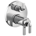 Brizo Litze: TempAssure Thermostatic Valve with Integrated Diverter Notch Lever Handle Kit