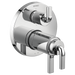 Brizo Litze: TempAssure Thermostatic Valve with Integrated Diverter Notch Lever Handle Kit