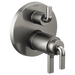 Brizo Litze: TempAssure Thermostatic Valve with Integrated Diverter Notch Lever Handle Kit