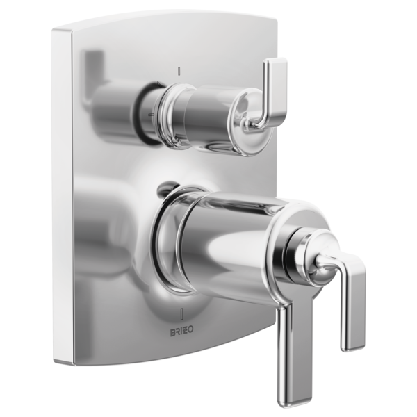 Brizo Allaria HL7567 TempAssure Thermostatic Valve Trim with Integrated Diverter Trim Twist Lever Handle Kit