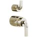 Brizo Litze HL75P39 Pressure Balance Valve with Integrated Diverter Trim Notch Lever Handle Kit