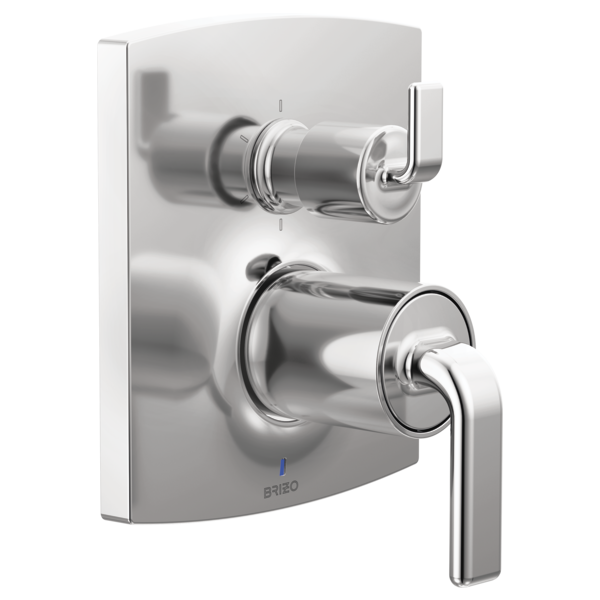 Brizo Allaria: Pressure Balance Valve with Integrated Diverter Trim Twist Lever Handle Kit