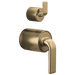 Brizo Allaria: Pressure Balance Valve with Integrated Diverter Trim Twist Lever Handle Kit