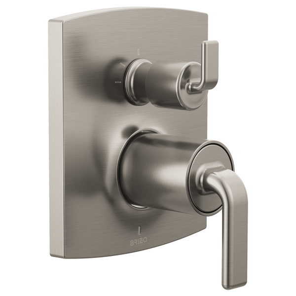 Brizo Allaria: Pressure Balance Valve with Integrated Diverter Trim Twist Lever Handle Kit