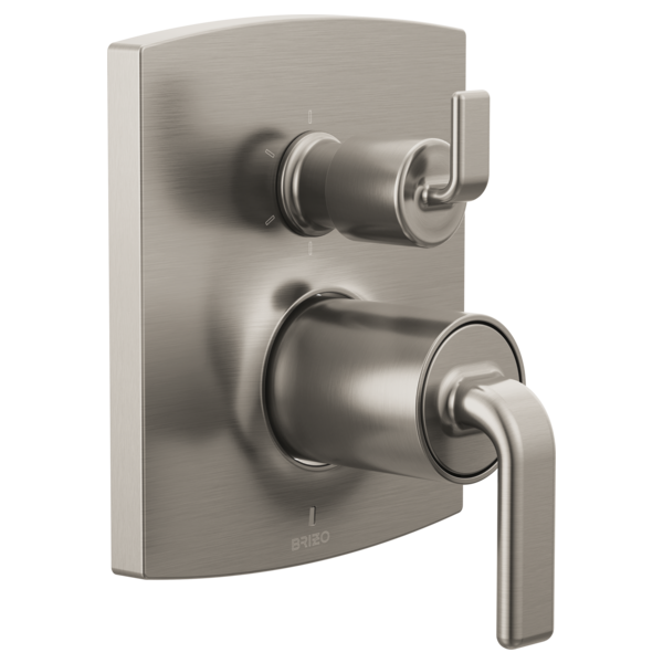 Brizo Allaria: Pressure Balance Valve with Integrated Diverter Trim Twist Lever Handle Kit