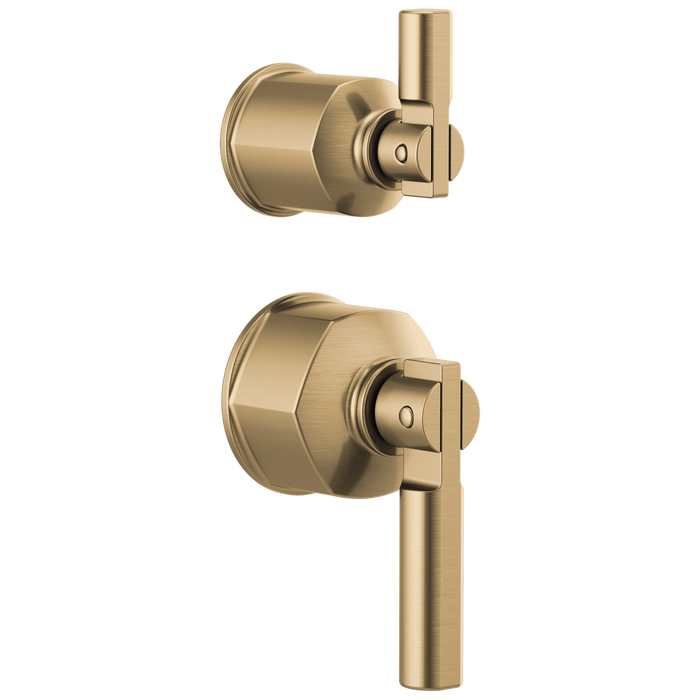 Brizo Invari™: Pressure Balance Valve with Diverter Trim Handle Kit - Lever