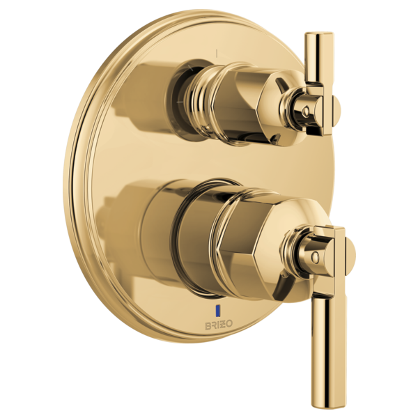 Brizo Invari™: Pressure Balance Valve with Diverter Trim Handle Kit - Lever