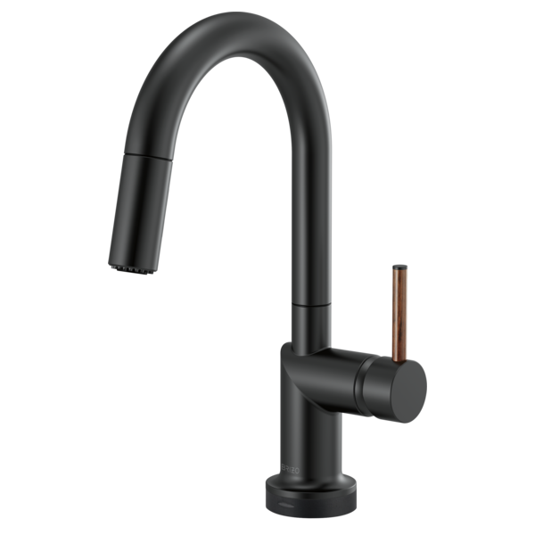 Brizo Odin: Pull-Down Faucet Wood Lever Handle