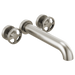 Brizo Litze HW70432 Two-Handle Wall Mount Tub Filler Wheel Handle Kit