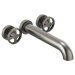 Brizo Litze HW70432 Two-Handle Wall Mount Tub Filler Wheel Handle Kit