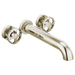 Brizo Litze HW70432 Two-Handle Wall Mount Tub Filler Wheel Handle Kit