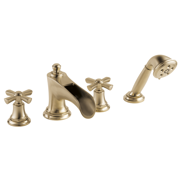 Brizo Rook: Roman Tub Cross Handle Kit