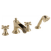 Brizo Rook: Roman Tub Cross Handle Kit