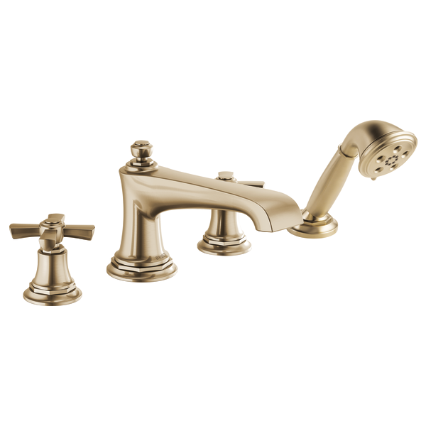 Brizo Rook: Roman Tub Cross Handle Kit
