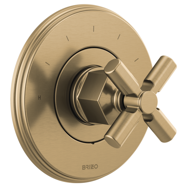 Brizo Invari™: Sensori Thermostatic Valve Trim Handle Kit - Cross
