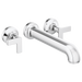 Brizo Kintsu HX70406 Two-Handle Wall Mount Tub Filler Cross Handle Kit