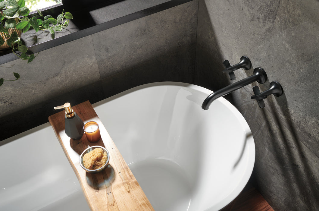 Brizo Jason Wu for Brizo: Wall Mount Tub Filler Cross Handles