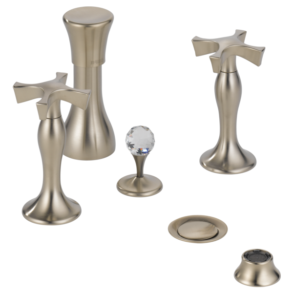 Brizo RSVP RP47958BN Swarovski Crystal Finial - Widespread/Bidet