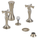 Brizo RSVP RP47958BN Swarovski Crystal Finial - Widespread/Bidet