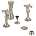Brizo RSVP RP48903BN Blue Glass Finial - Widespread