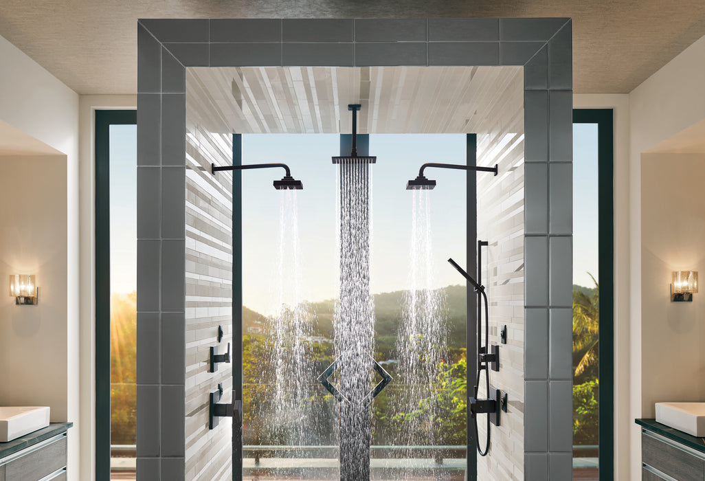 Brizo Essential Shower RP70765BL 10" Ceiling Mount Shower Arm And Square Flange