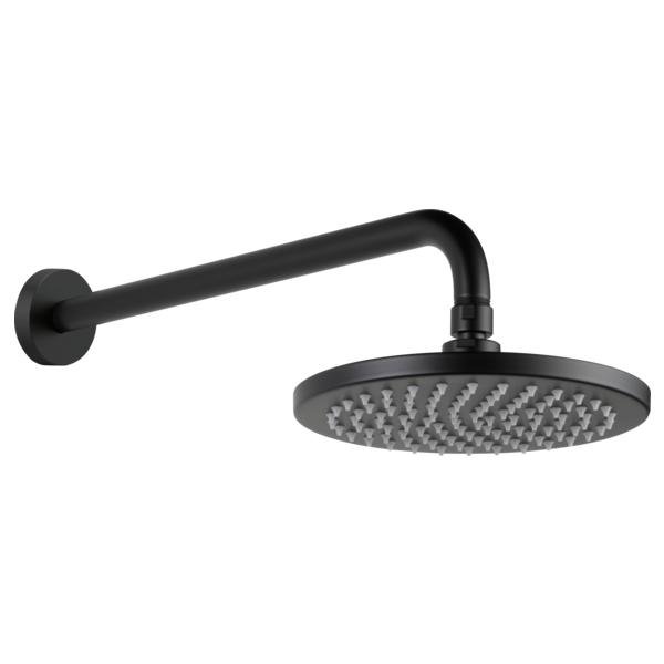 BRIZO Universal Showering:RP71648BL 16" Linear Round Wall Mount Shower Arm And Flange