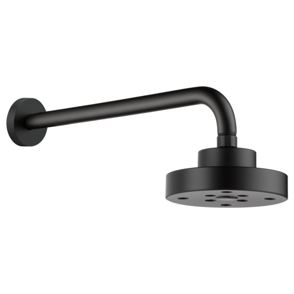 BRIZO Universal Showering:RP71648BL 16" Linear Round Wall Mount Shower Arm And Flange