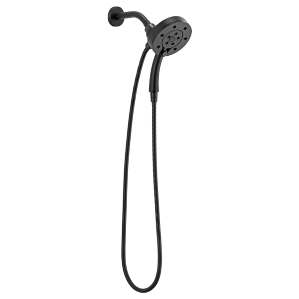 BRIZO Universal Showering:RP74751BL 7" Linear Round Wall Mount Shower Arm And Flange