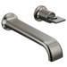 Brizo Allaria: Two-Hole, Single-Handle Wall Mount Lavatory Faucet - Less Handle 1.2 GPM
