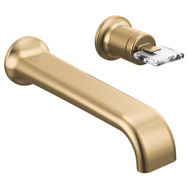 Brizo Allaria: Two-Hole, Single-Handle Wall Mount Lavatory Faucet - Less Handle 1.2 GPM