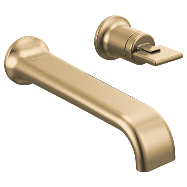 Brizo Allaria: Two-Hole, Single-Handle Wall Mount Lavatory Faucet - Less Handle 1.2 GPM