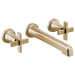 Brizo Levoir:T65898LF Two-Handle Wall Mount Lavatory Faucet - Less Handles 1.5 GPM