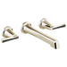 Brizo Levoir:T65898LF Two-Handle Wall Mount Lavatory Faucet - Less Handles 1.5 GPM
