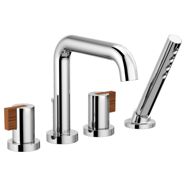Brizo Litze: Roman Tub with Handshower - Less Handles