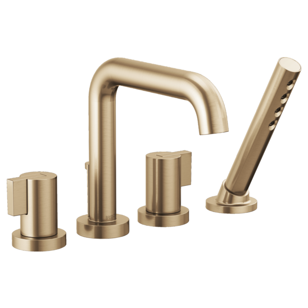 Brizo Litze: Roman Tub with Handshower - Less Handles