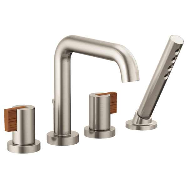 Brizo Litze: Roman Tub with Handshower - Less Handles