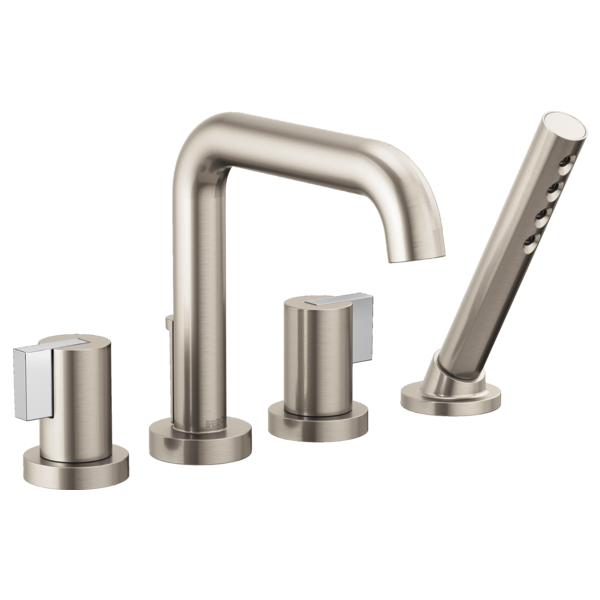 Brizo Litze: Roman Tub with Handshower - Less Handles