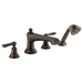Brizo Rook: Roman Tub Faucet with Handshower - Less Handles
